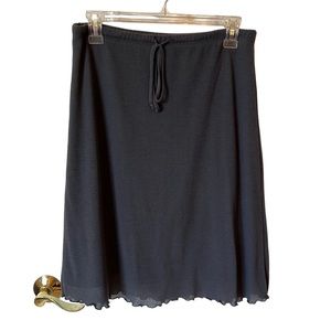 GAP grey elastic waist skirt size medium